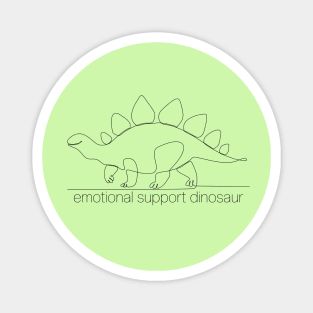 Emotional Support Dinosaur Magnet